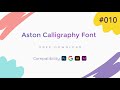 Aston Calligraphy Font Free Download