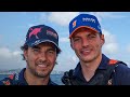 Max verstappen and checo perez go sailing in saint tropez 