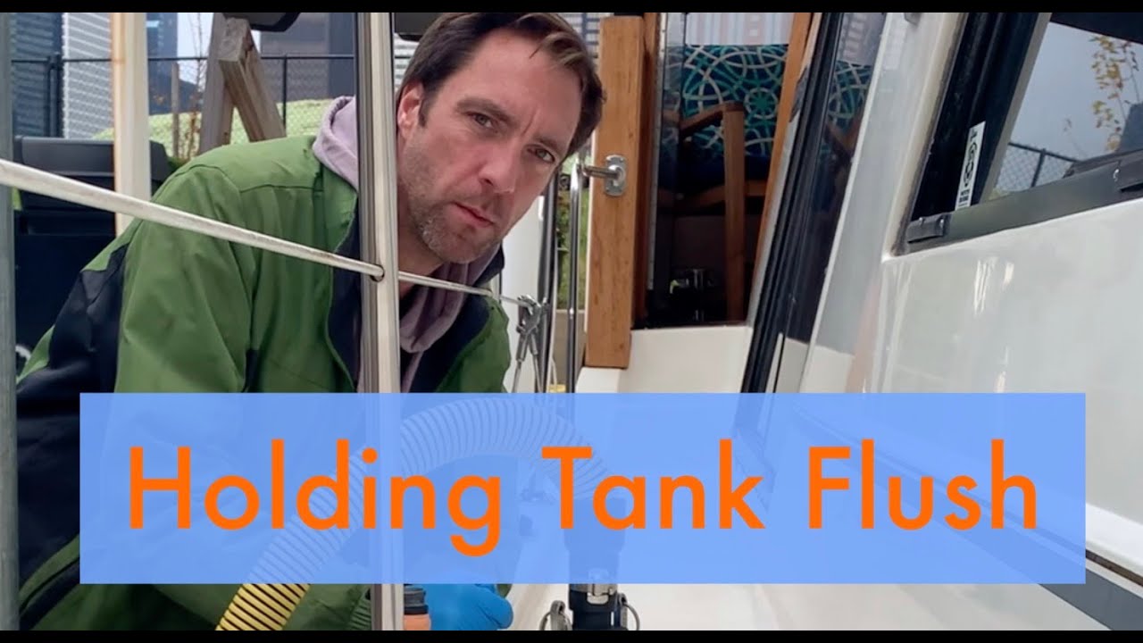 Flushing the Holding Tanks in Prep for Winter 2020 - YouTube