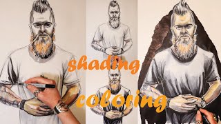 Sketching Peyton Parrish with Copics