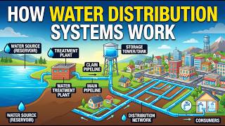 How Water Distribution Systems Work – Delivering Clean Water to Millions of People Constantly.
