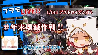 【プラモ配信/竜永ヨオ】ドラゴン年を死守セヨ！！ 年末殲滅作戦…！！ 1/144 HGデストロイガンダム！！ 【ガンダムSEED DESTINY】