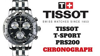 Tissot T-Sport PRS200 Chronograph Watch Review (4K Quality)