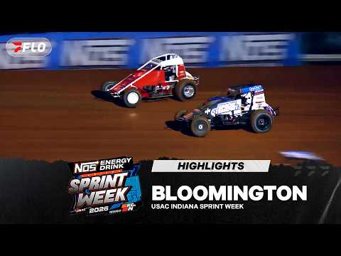 Sheldon Kinser Memorial | USAC Indiana Sprint Week at Bloomington Speedway 7/31/26 | Highlights
