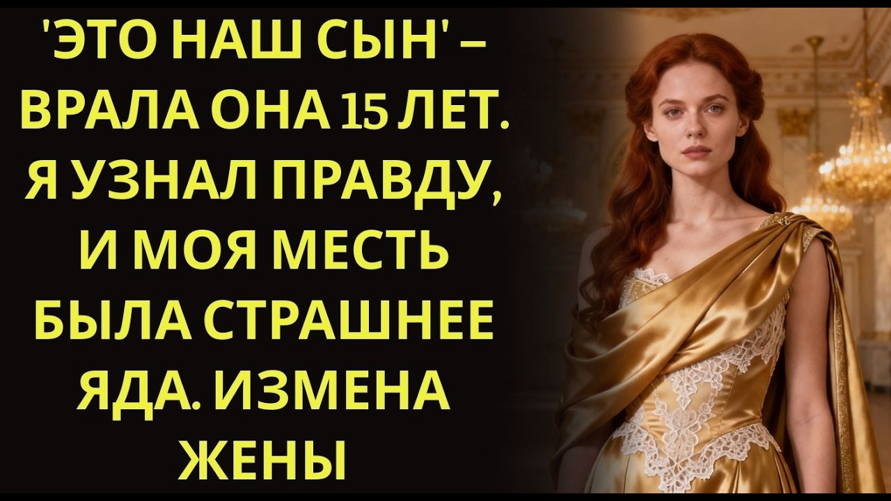 'Это наш сын' – врала она 15 лет  Я узнал ПРАВДУ, и моя месть была страшнее яда  Измена жены