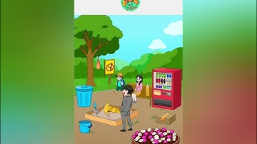 Tricky Mean Brain puzzle Level 51 Gameplay 