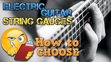 Electric Guitar STRING GAUGES 🤔 How to Choose? PROS and CONS of Each Set