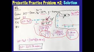 Honors Physics: 2D Kinematics (Motion) - Projectiles (Part 2 of 2)