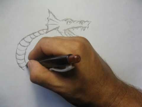 איך נולד דרקון  How to draw a dragon
