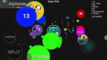 Blob io Crayz Mode🔥|Wins compilation #1 (Solo&Teaming)