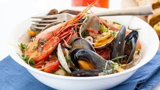 Learn how to make the best italian seafood soup recipe, also call
zuppa di pesce in italian. this fish recipe includes suggestions for
varieties, b...