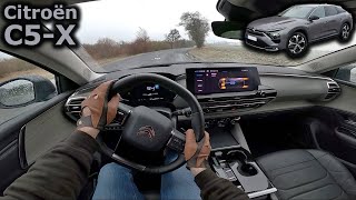 2023 Citroën C5 X PHEV | POV test drive | ice & cold