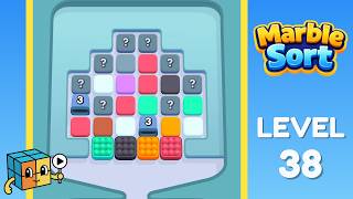 Marble Sort Level 38 Walkthrough Solution