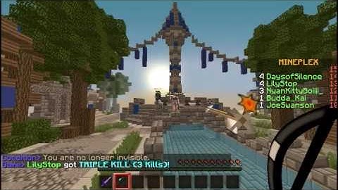 Mineplex OITQ: I LITERALLY CANNOT SHOOT A BOW