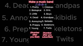Make a music band
