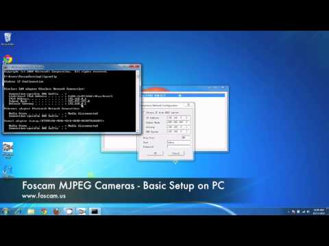 Foscam MJPEG Cameras - Basic Setup on PC