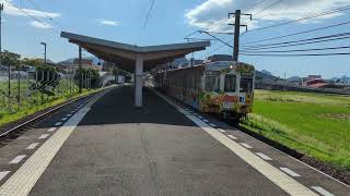 1200形高松築港行き岡田発車