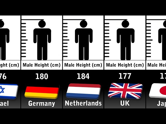 Average Height by Country 2023