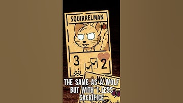The New Squirrelman INSCRYPTION Card | Inscryption Short | Squirrelman Plays