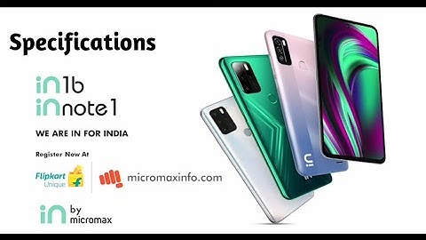 Micromax In Note 1 | Micromax In 1B | Price | Specifications