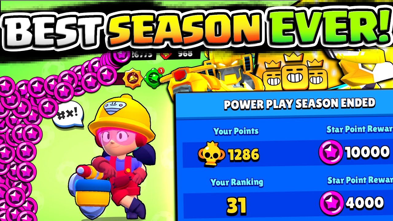 Max Star Points Top Global 35 000 Star Points At Once In Brawl Stars More Gold Skins Soon Youtube - power points in brawl stars