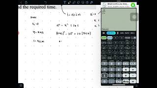 Rectilinear Motion Example 1