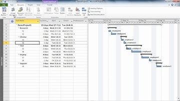 Microsoft Project Professional 2010 - Managing a test environment as a shared resource