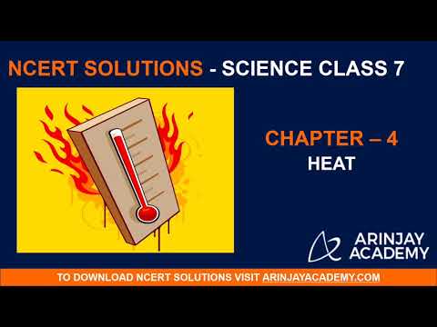 NCERT Solutions for Class 7 Science Chapter 4 Heat - YouTube