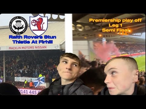 Raith Rovers Stun Thistle At Firhill | Partick Thistle Vs Raith Rovers Premiership Play Off Semi