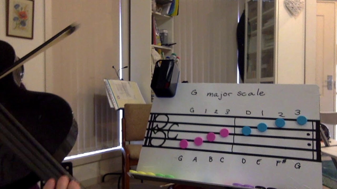 viola scales - practice in Rita's music room - YouTube