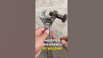 Wrench Modification by Welding Amazing Tips DIY #wrench #welding #diy #shorts