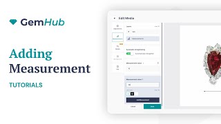 How To Add Measurements to Your Jewelry | GemHub Tutorial screenshot 1