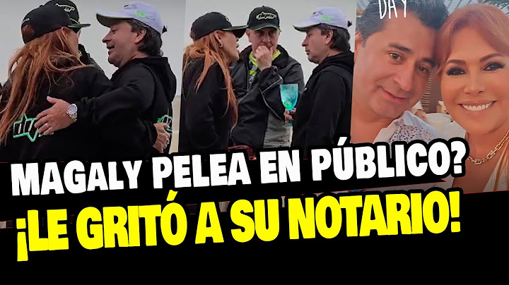 MAGALY MEDINA DISCUTE CON SU ESPOSO ALFREDO ZAMBRANO EN PÚBLICO Y ASÍ REACCIONÓ