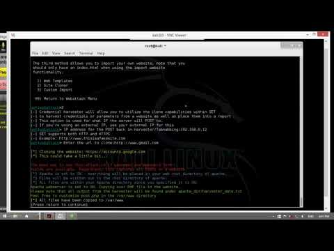 social engineer toolkit recolección de credenciales - Ingenieria Social y Ataques a Bases de Datos