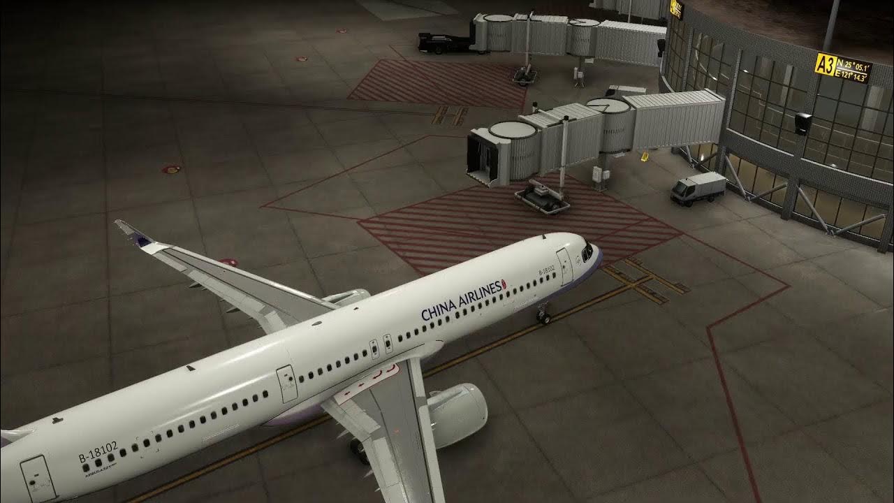 【FS2020】飛行紀錄 CI852 VTCC TO RCTP (A Pilot's Life) - YouTube