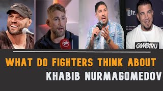 UFC Fighters Talking About Khabib Nurmagomedov (Robert Whittaker, Randy Couture, Frank mir...)
