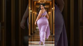 Natural Purple Saree