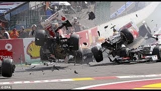 EXCLUSIVE: LEWIS HAMILTON AND JENSON BUTTON CRASH IN TESTING!!!!!!!!