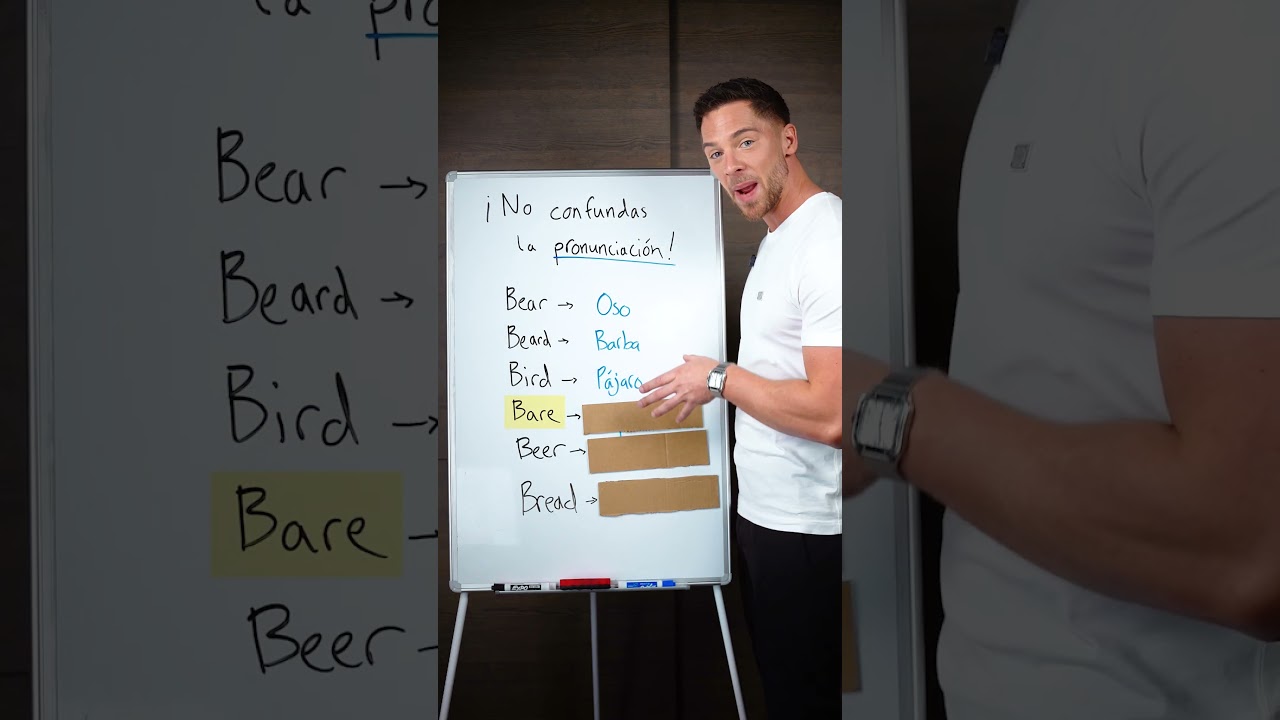 6 palabras en inglés que suenan parecidas.