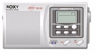 Roxy Rxy - 300Fm Dijital Alarmlı Radyo Taşınabilir Cep Radyosu