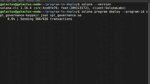 Solana improved program deployment