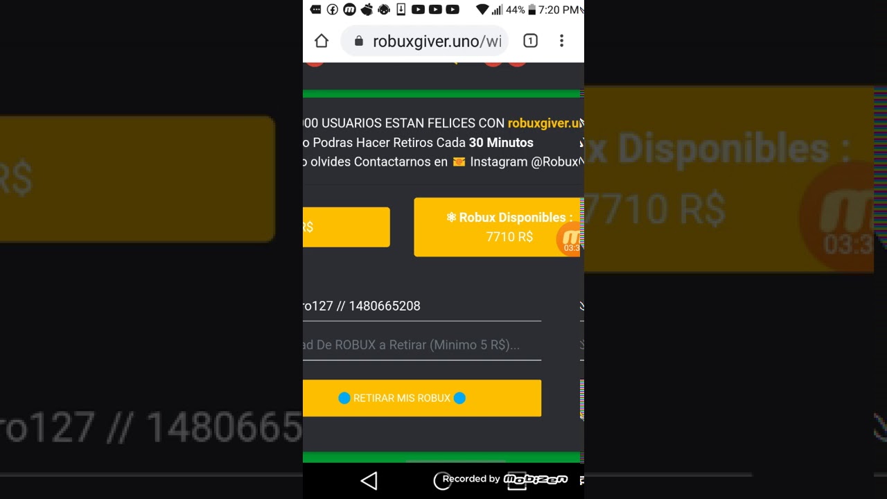 Tener Robux Gratis En Robuxgive Uno Robux Giver Youtube - robux gratis 30 minutos