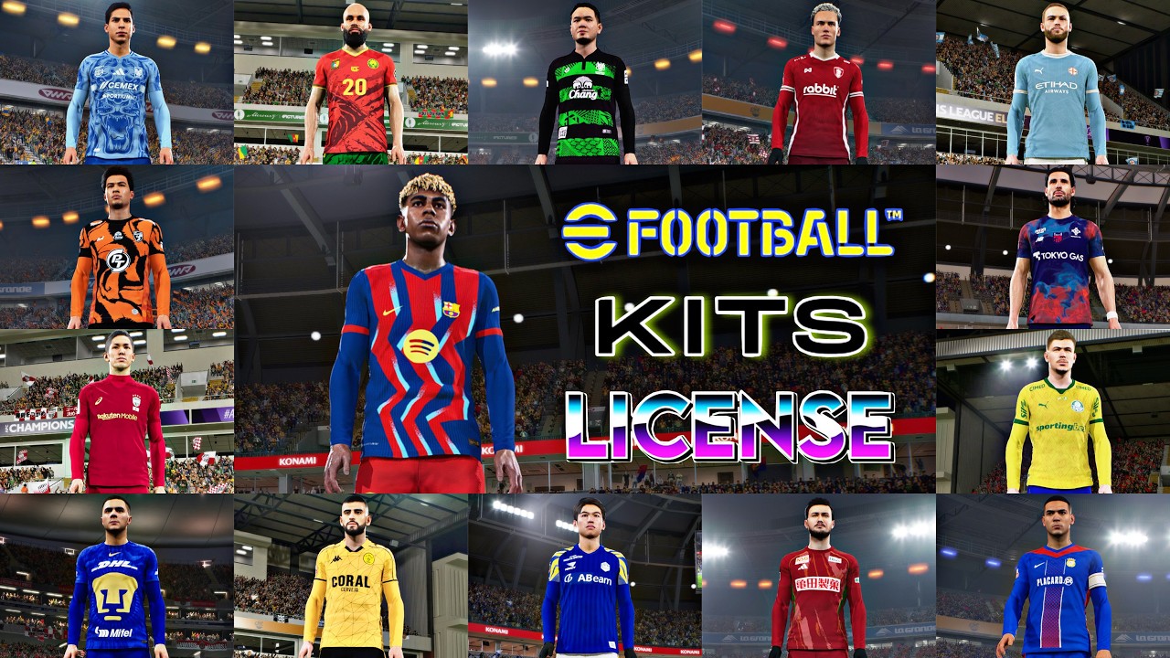 The Only eFootball KITS Video You Need! 🔥 Every LICENSED Jerseys