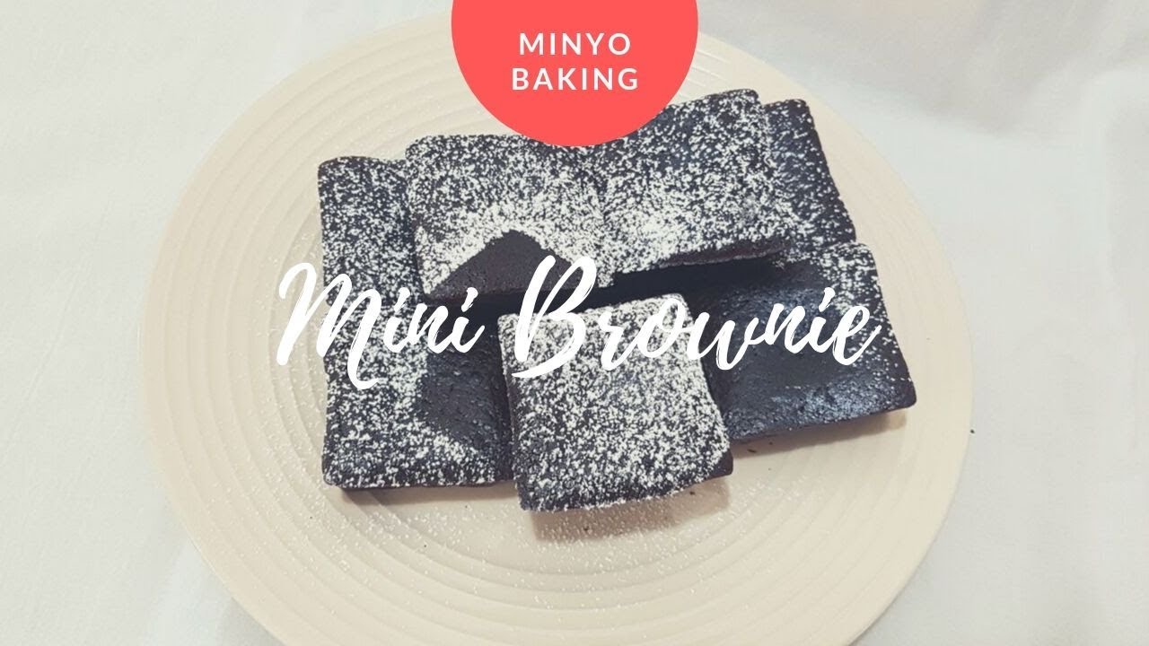 초콜릿 없이 만드는 미니 브라우니/노버터/노오일/노설탕Mini Brownie/no butter/no oil/no sugar