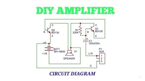 DIY AMPLIFIER WITH TRANSISTOR BD139 #electronic #viral #trending