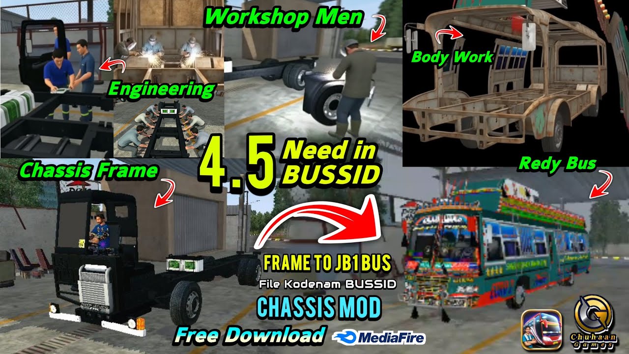 Bus Simulator Indonesia New Update 4.5 Public Demand || Share Mod Link By Chuhaan Games 