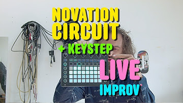 Novation Circuit + Keystep Live Improv - CUCKOO