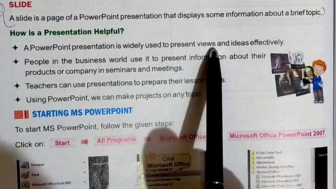 Class 4 || Microsoft PowerPoint 2007 || Introduction. - YouTube