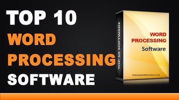 Best Word Processing Software - Top 5 List