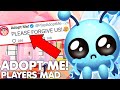 ⚠️ADOPT ME HUGE DRAMA…😬PLAYERS UPSET BECAUSE OF THE NEW PETS UPDATE! ROBLOX